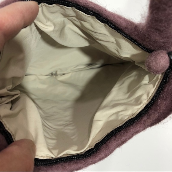 En Gry & Sif Felt Wool Bag With Flower - Picture 4 of 5